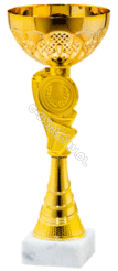 Puchar 23 cm złoty