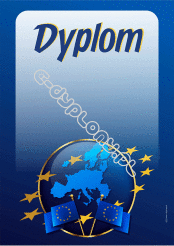 Dyplom "Unia Europejska"