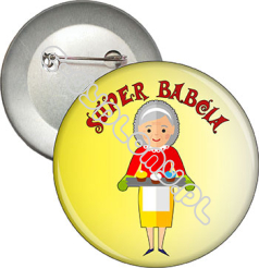 Przypinka "Super Babcia"