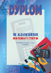 Dyplom za konkurs matematyczny