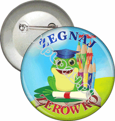 Przypinka "Żegnaj zerówko. Żabka"