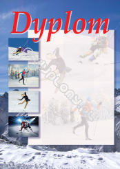 Dyplom "Sporty zimowe" uniwersalny