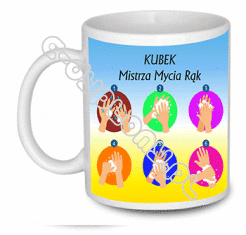 Kubek ceramiczny "Mistrz Mycia Rąk"