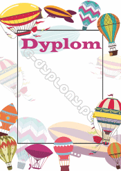 Dyplom "Balony, aerostaty"
