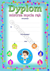 Dyplom Mistrza Mycia Rąk