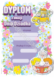 Dyplom z okazji Dnia Dziadka