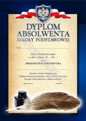 Dyplom Absolwenta Szkoły Podstawowej