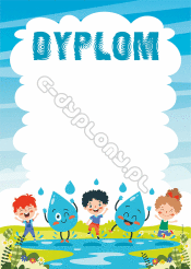 Dyplom  "Światowy Dzień Wody"