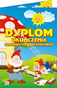 Dyplom ukończenia oddziału przedszkolnego
