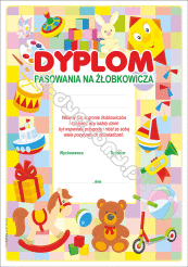 Dyplom pasowania na żłobkowicza