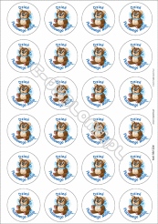 Naklejki "Dzień Pluszowego Misia"