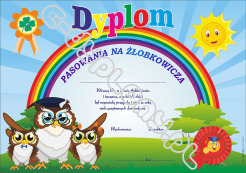 Dyplom pasowania na żłobkowicza