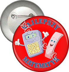 Przypinka "Najlepszy Matematyk"