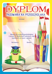 Dyplom pasowania na przedszkolaka (żabka)