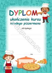 Dyplom ukończenia kursu pizzermana