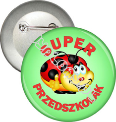 Przypinka "SUPER Przedszkolak"