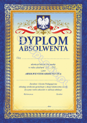 Dyplom A4 Absolwenta