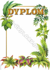 Dyplom "Rośliny Zielone"