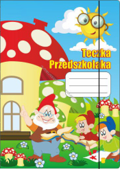 Teczka przedszkolaka z gumką