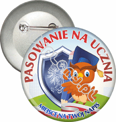 Przypinka "Pasowanie na Ucznia"