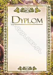 Dyplom - rosliny