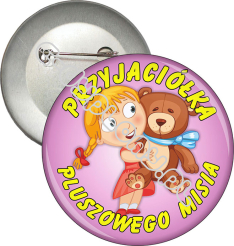 Przypinka "Przyjaciółka Pluszowego Misia"