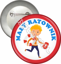 Przypinka "Mały ratownik. CHŁOPCZYK"