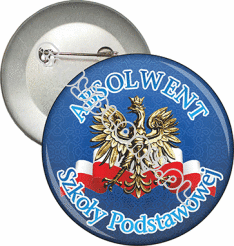 Przypinka "Absolwent Szkoły Podstawowej"