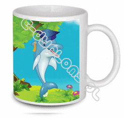 Kubek ceramiczny "Delfinek"